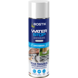 Bostik - membrane d'étanchéité Waterstop - gris clair - spray 500 ml