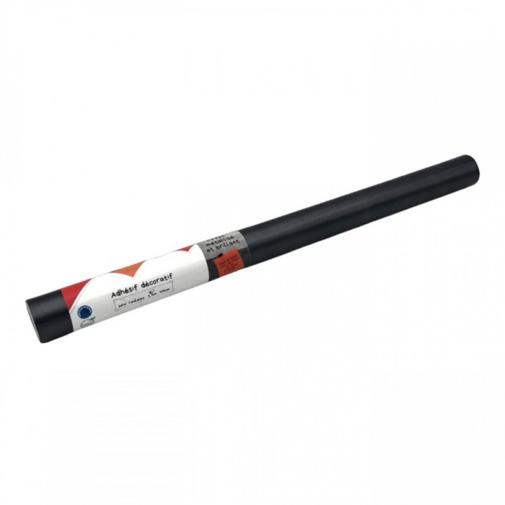 Adhésif Effet Métallisé Acier 45cm x 1,5m