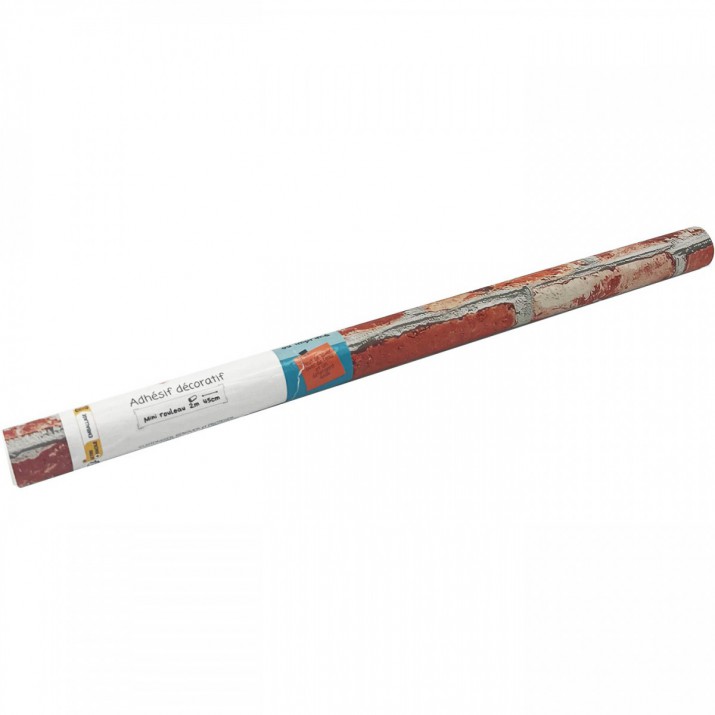 Adhésif Imprimé Briquette 45cm x 2m