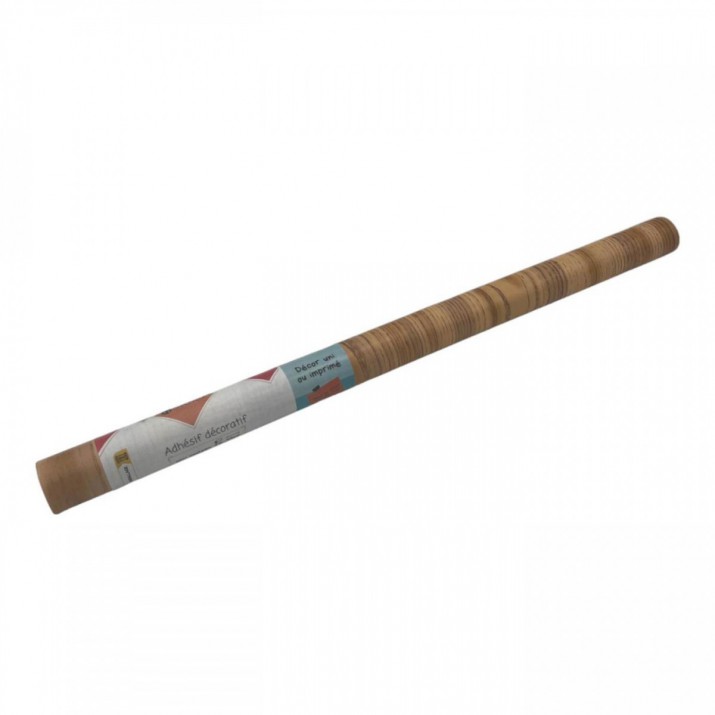 Adhésif Effet Bois Aulne Massif 45cm x 2m
