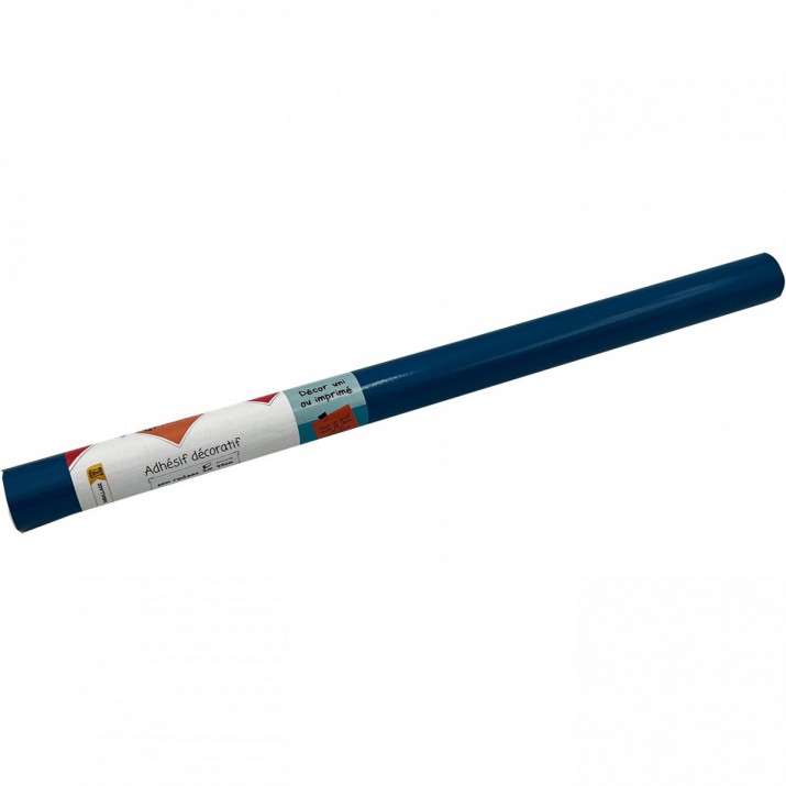 Adhésif Uni Bleu Lagon 45cm x 2m