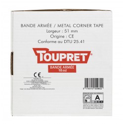 Toupret Bande de joint armé 5cm x 12,5m
