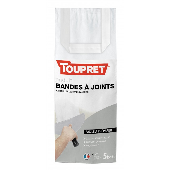 Toupret enduit bande à joint poudre 5 kg