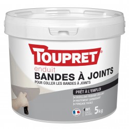 Toupret enduit bande à joint pâte 5 kg