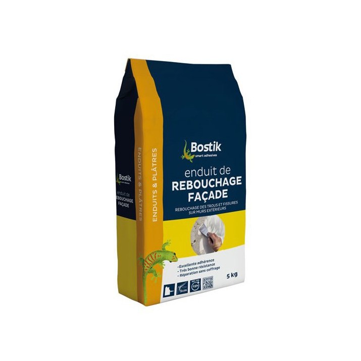 Enduit rebouchage façade poudre 5kg