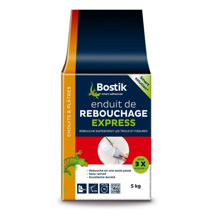 Enduit rebouchage express poudre 5kg