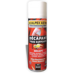 SCALPEX AE NW 500ml - Décapant en aérosol ultra-rapide pour intérieur et extérieur