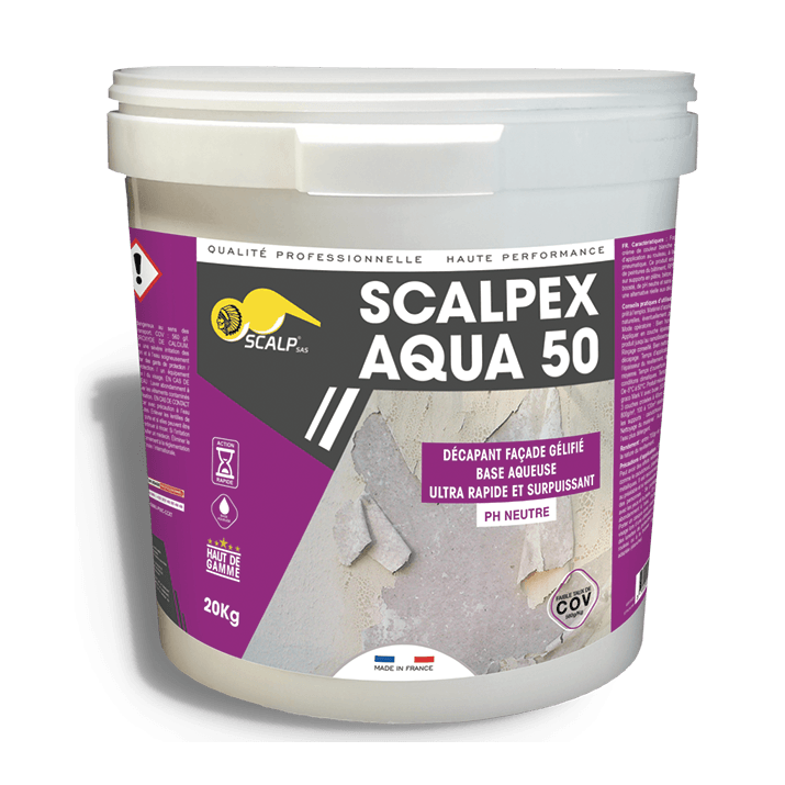 Décapant Façade, gélifié - Scalpex Aqua 50 - 20L