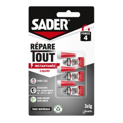 Sader répare tout - Glue liquide 3x1g