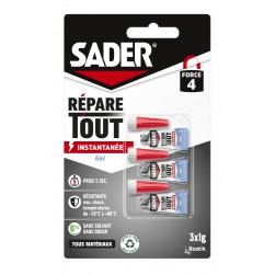 Sader répare tout - Glue liquide 3x1g