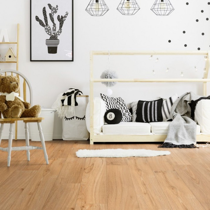 Lame PVC sol Creation 40 Honey Oak à coller - 184 mm x 1219 mm