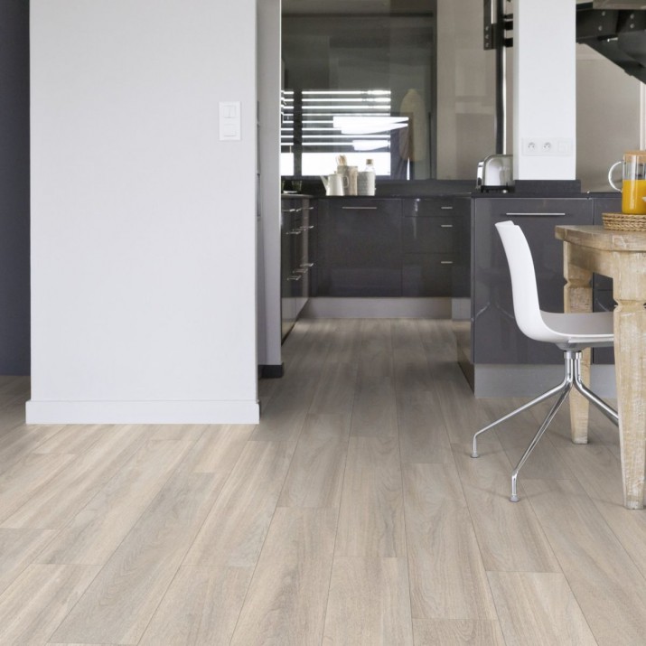 Lame PVC sol Creation 40 à coller Bostonian OAK Beige - 184 mm x 1219 mm