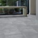 Dalle PVC sol Creation 40 à coller Bloom Uni Grey - 610 mm x 610 mm
