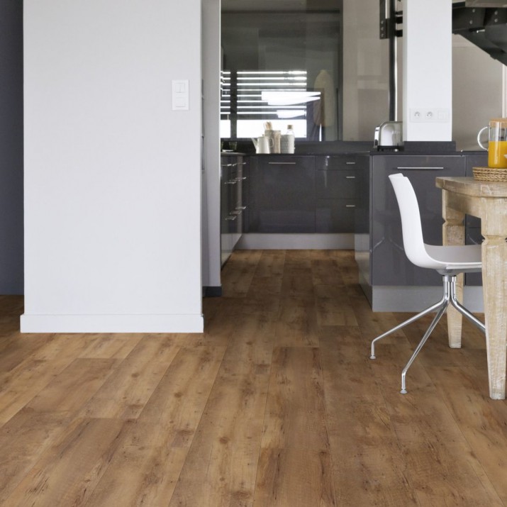 Lame PVC sol Creation 40 Rigid Acoustic Rustic Oak - 229 mm x 1250 mm