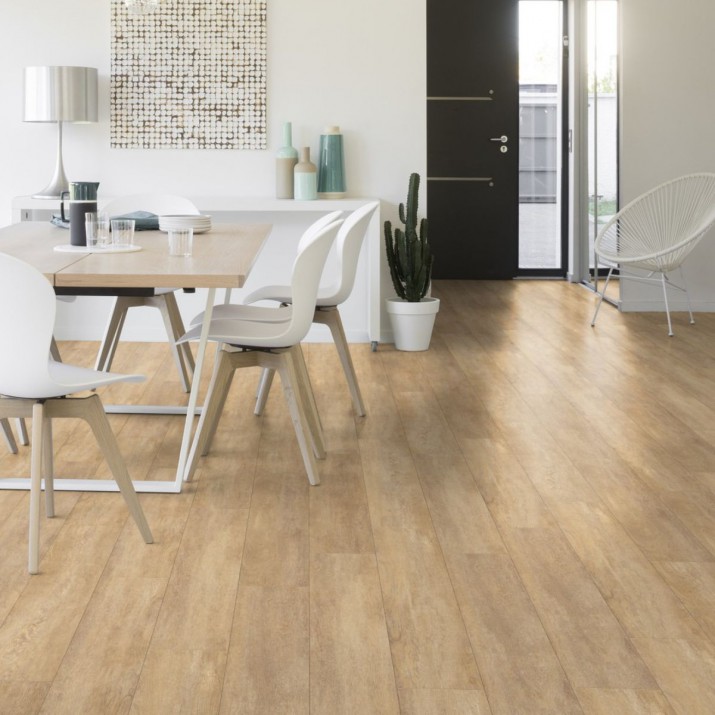 Lame PVC sol Creation 40 Rigid Acoustic Honey Oak - 229 mm x 1250 mm