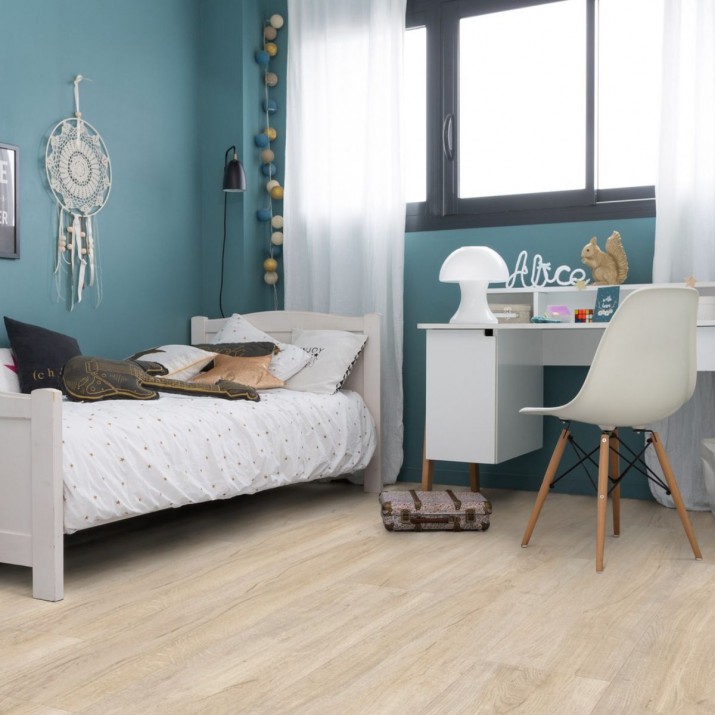 Lame PVC sol Creation 55 à coller - Bostonian Oak Beige - 184 mm x 1219 mm