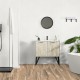 Lame PVC sol Creation 55 à coller - Palissandro Beige - 230 mm x 1500 mm