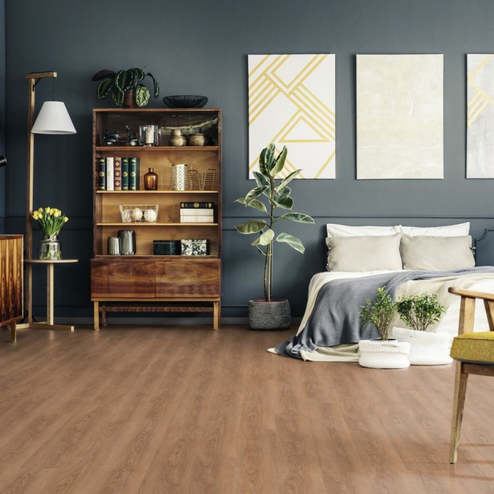 Lame PVC sol Creation 55 à coller - Charming Oak Nature - 184 mm x 1219 mm