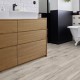 Lame PVC sol Creation 55 à coller - White Lead Oak Shadow Grey - 184 mm x 1219 mm