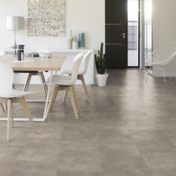 Dalle PVC sol Creation 55 Rigid Acoustic - Bloom Uni Taupe - 457 mm x 914 mm