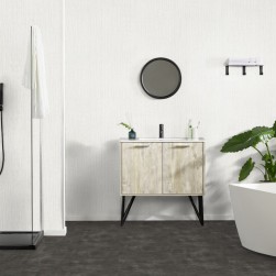 Dalle PVC sol Creation 55 Rigid Acoustic - Parker Station - 457 mm x 914 mm