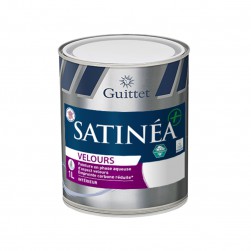 Guittet Satinea + Velours Bas Carbone Peinture Murs - Intérieur