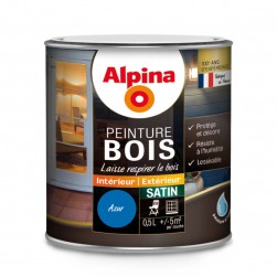 Alpina Peinture Bois Microporeuse - Intérieur & Extérieur - Satin