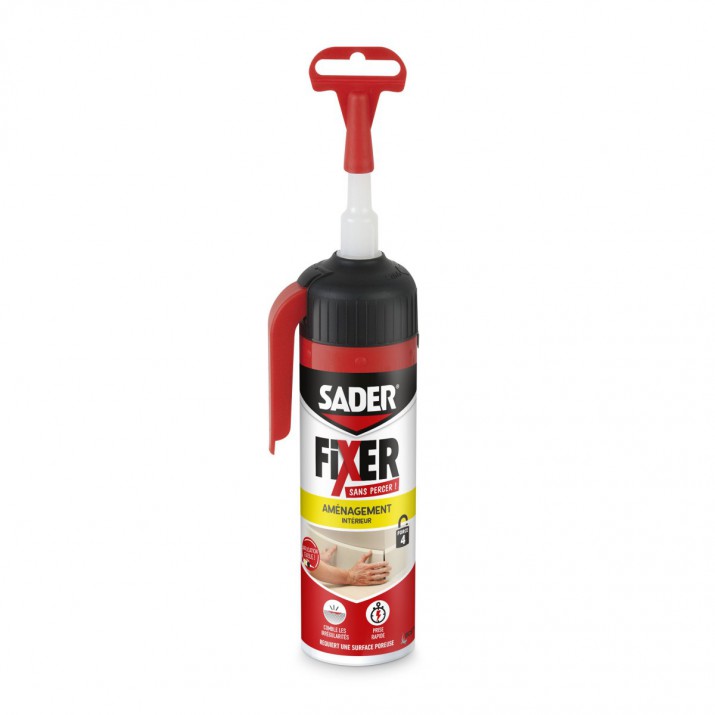 Colle de fixation Fixer Sans Percer pour aménagement intérieur
