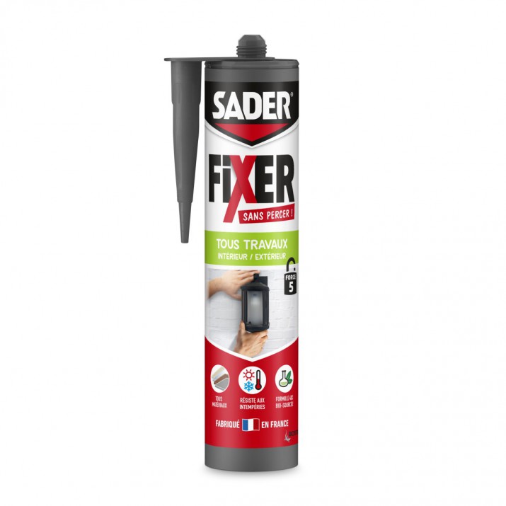 Colle de fixation : Fixer sans percer - Tous travaux