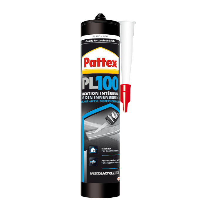 Colle acrylique PATTEX PL100 blanc - 380G