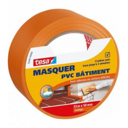 Ruban Adhésif PVC - Plâtre et peinture - TESA - 33m X 50mm