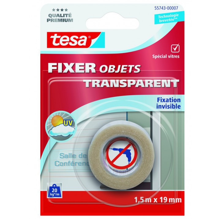 Ruban Adhésif Objet transparent - 1,5 m x 19 mm