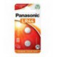 Pile Bouton LR 44 - Lot de 2 piles