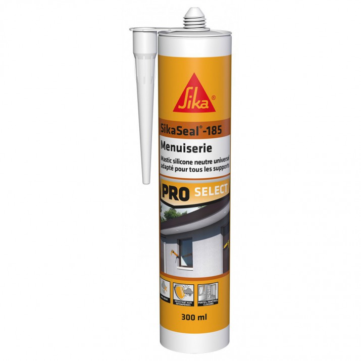 Sikaseal 185 menuiserie blanc PVC 300 ML