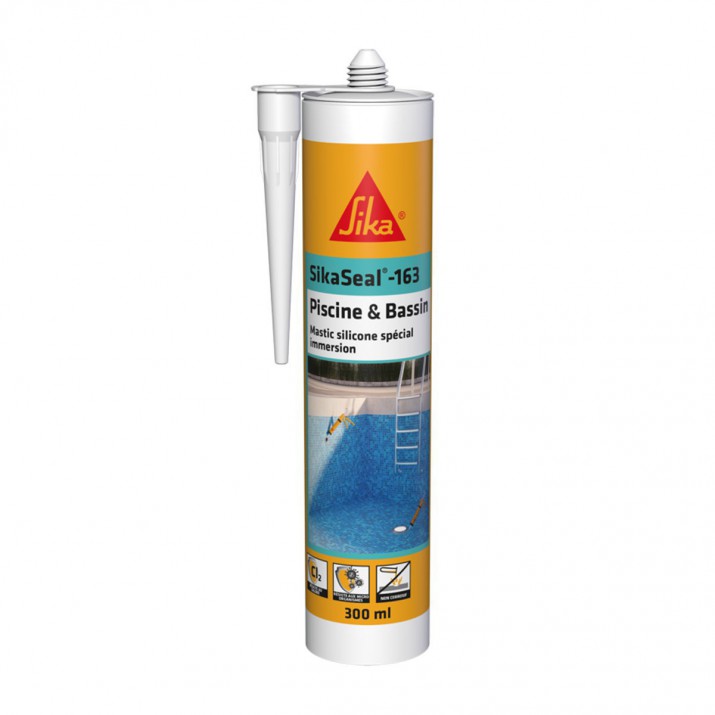 Sikaseal 163 mastic étancheité piscine et bassin