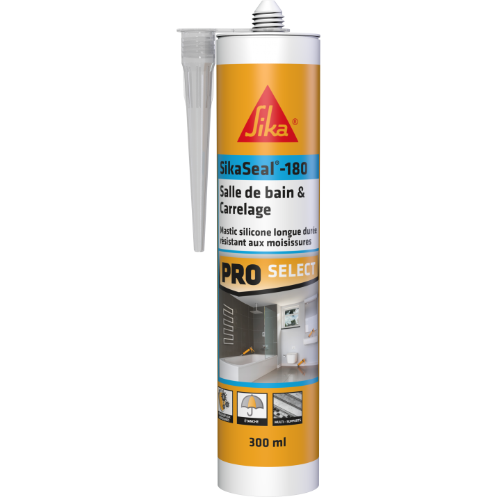 Sikaseal 180 Mastic Joints salle de bain 300 ml