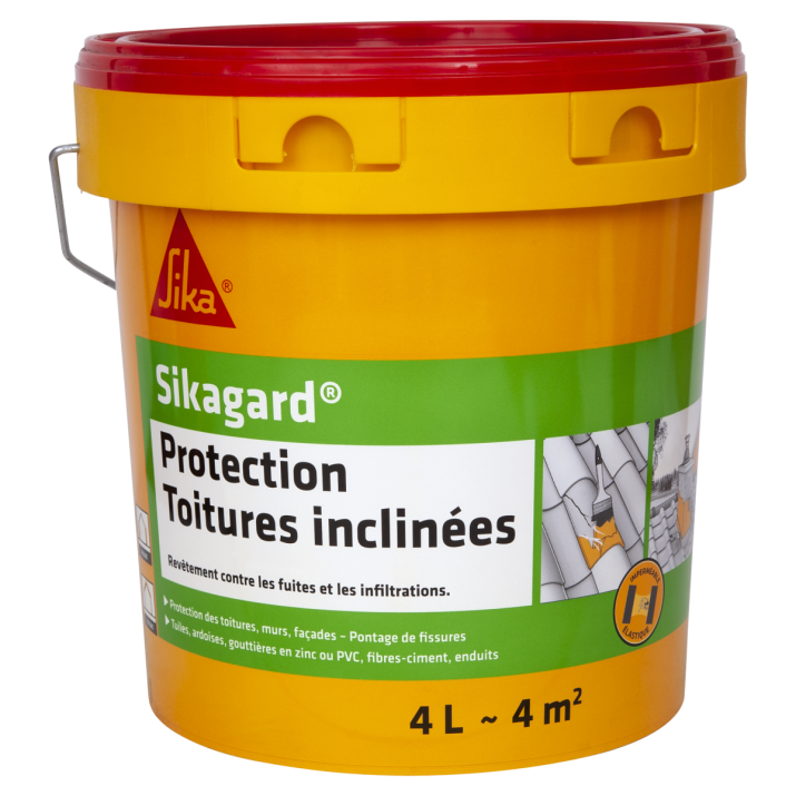 Sika Peinture Imperméable anti-fuites toitures inclinées 4L