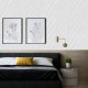 Toile de verre prépeinte chevrons 135g/m² Novomur - 25Mx1M