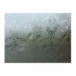 Novotex Film Vitrostatique pour Vitrage Baroque - Motif Gaufré – 45cm x 2m