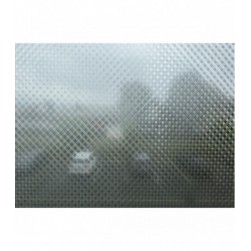 Novotex Film Vitrostatique pour Vitrage Vichy - Motif Gaufré – 45cm x 2m
