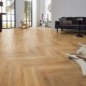 Kronotex Parquet Stratifié Chevron Herringbone - Pisa Oak D3861 - 665 x 133 x 8 mm