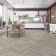 Kronotex Parquet Stratifié Chevron Herringbone - Chêne Silver D3773 - 665 x 133 x 8 mm