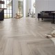 Kronotex Parquet Stratifié Chevron Herringbone - Chêne Silver D3773 - 665 x 133 x 8 mm