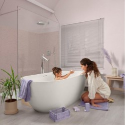 Berry Alloc Parquet stratifié Ocean+ - Jazz Light Grey - 1288 mm x 190 mm x 8 mm