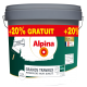 Alpina Peinture Acrylique Grands Travaux - Monocouche - Intérieur - Blanc Satin