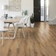 Lame PVC sol Creation 55 à coller Cedar Brown - 230 mm x 1500 mm
