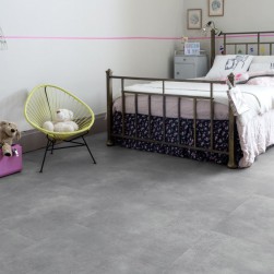 Dalle PVC sol Creation 55 à coller Bloom Uni Grey - 610 mm X 610 mm