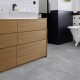 Dalle PVC sol Creation 55 à coller Bloom Uni Grey - 610 mm X 610 mm