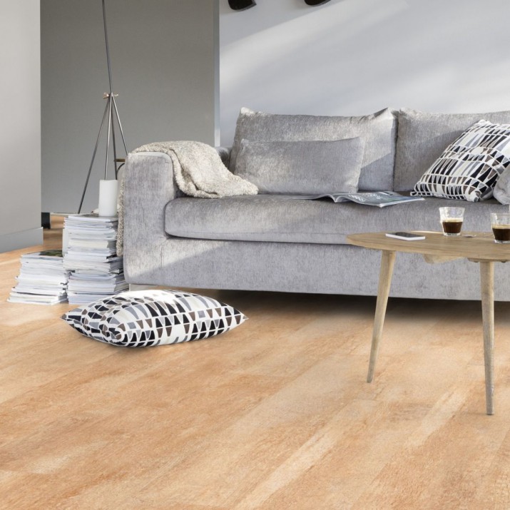 Lame PVC sol Creation 55 à coller - Salento Beige - 184 mm x 1219 mm