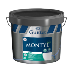 Guittet Montyl+ Bas Carbone Peinture de Finition - Blanc Mat